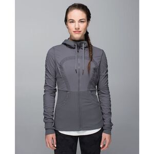 Lululemon Dance Studio Jacket III Soot Light - Size: 8